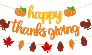 Reasons to be thankful!  