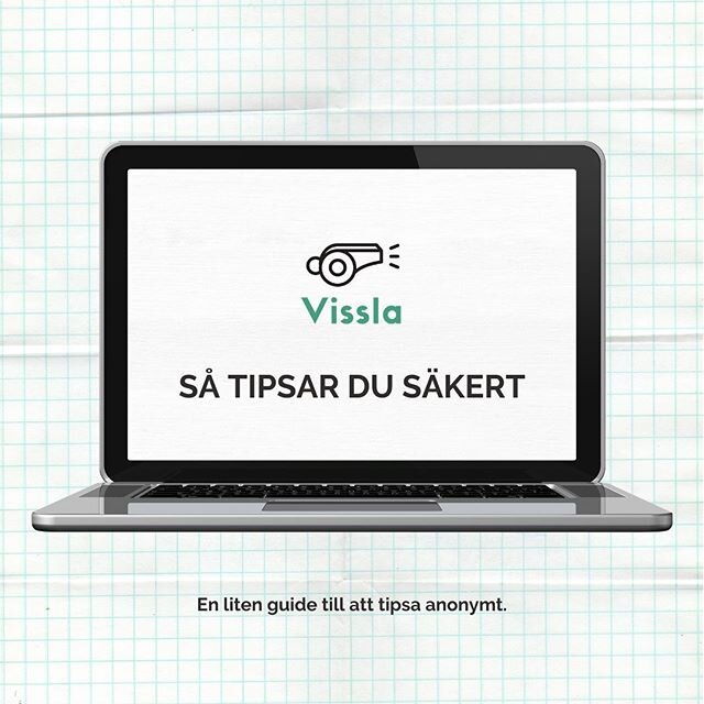 L&auml;s och dela g&auml;rna v&aring;r lilla guide till att tipsa anonymt. Saknar du n&aring;got eller har du fr&aring;gor? Skriv till oss!✉️