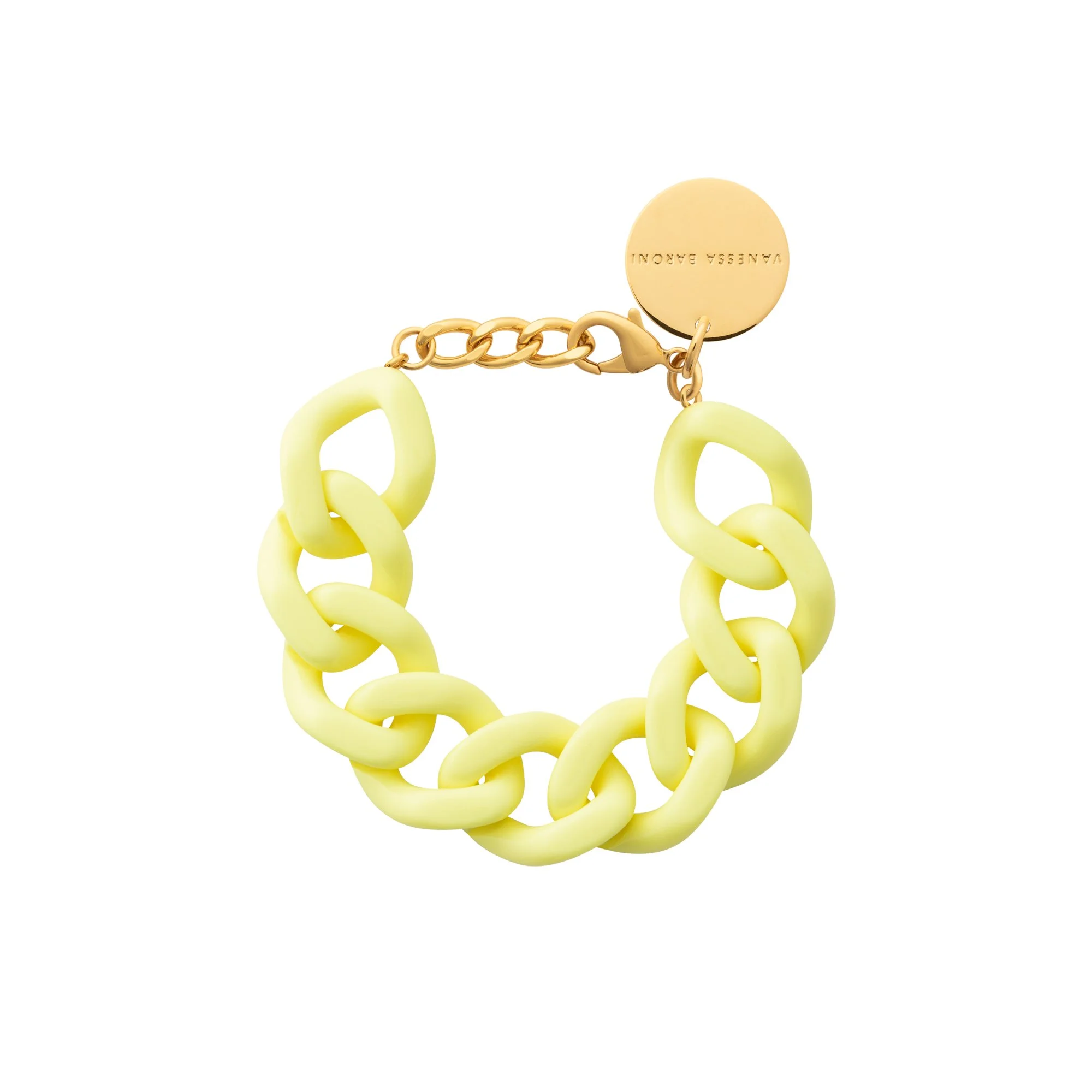 VB2011BUY Armband Flat Chain Bracelet butter yellow (1).jpg