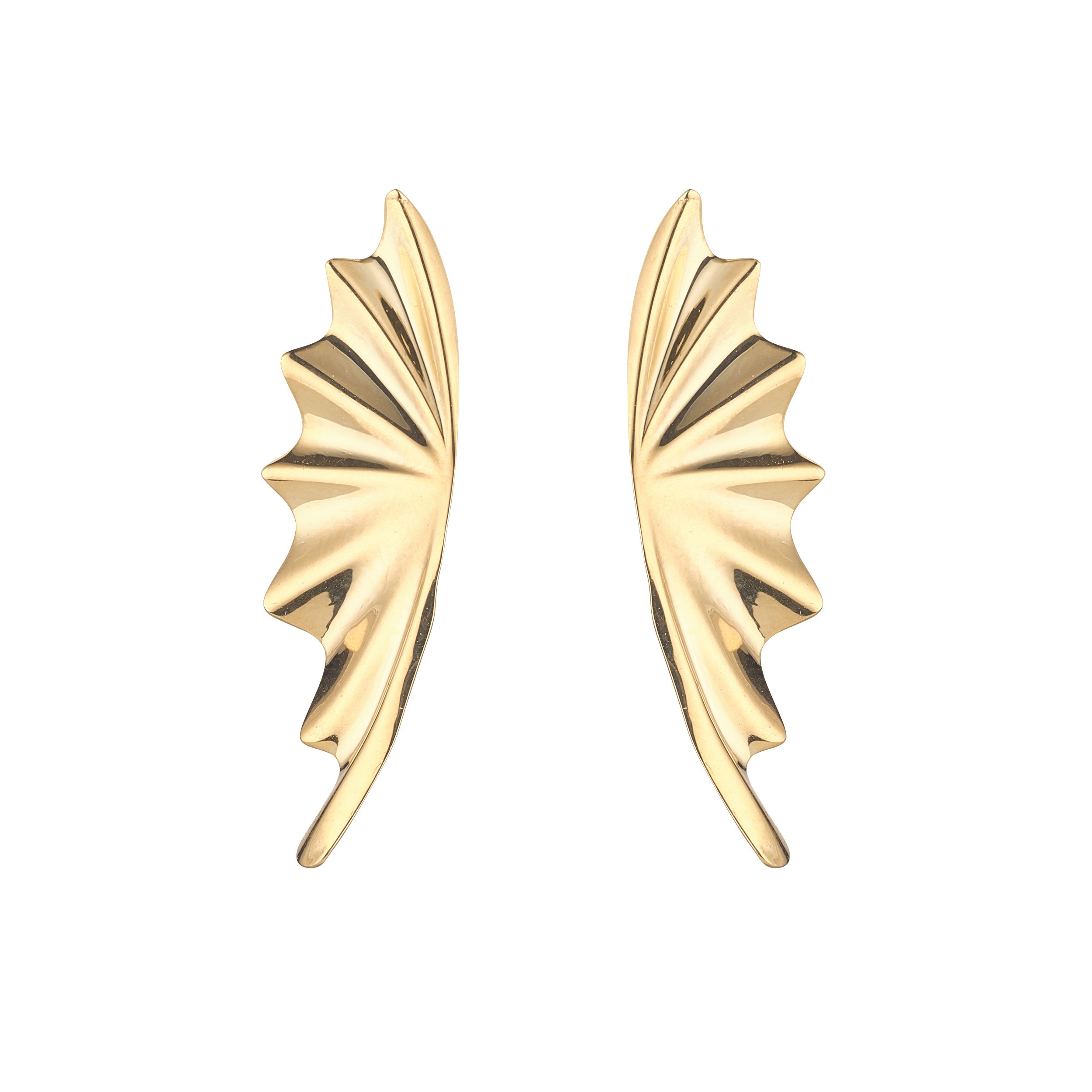 Gold Leaf Earrings