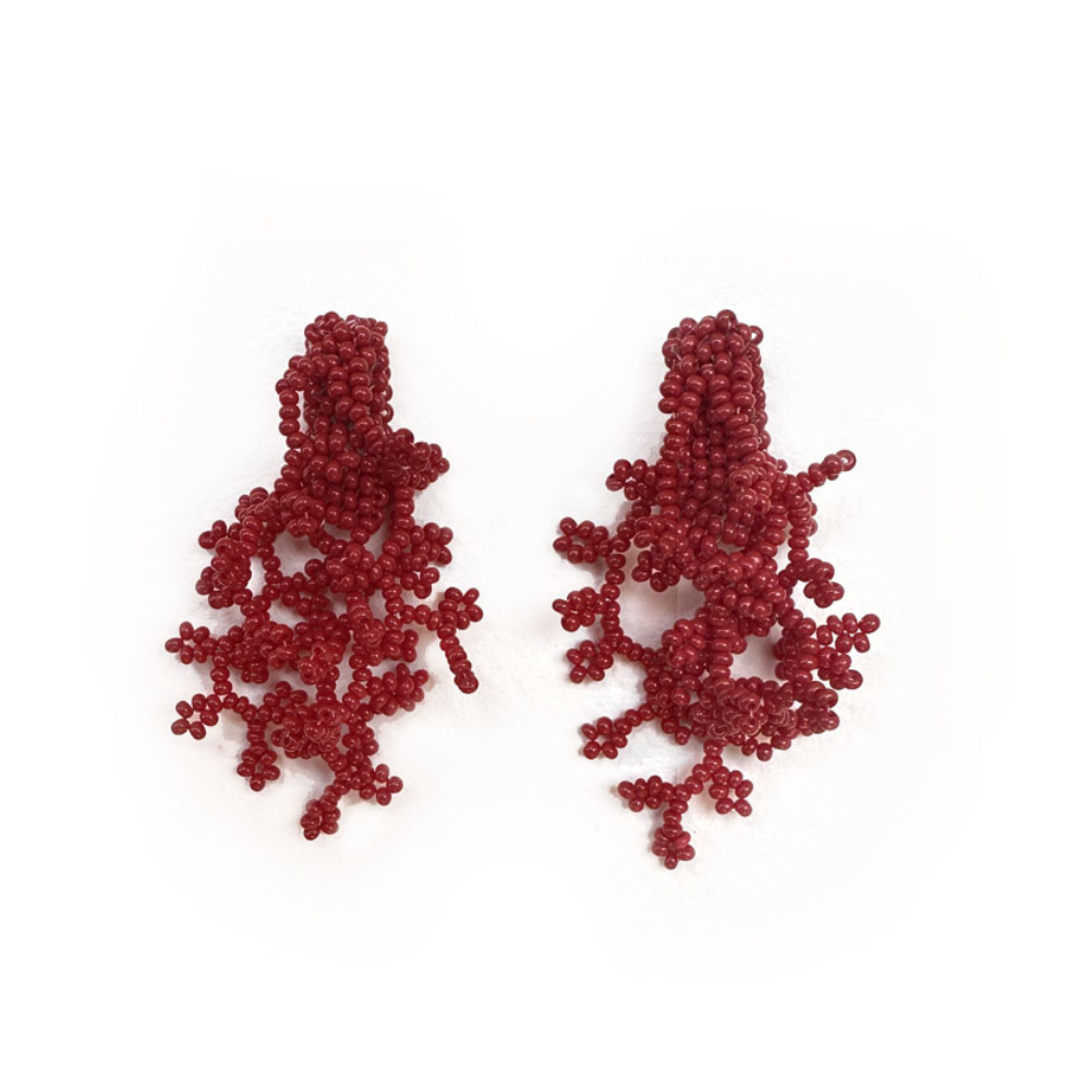 seaweed earrings small brown.png