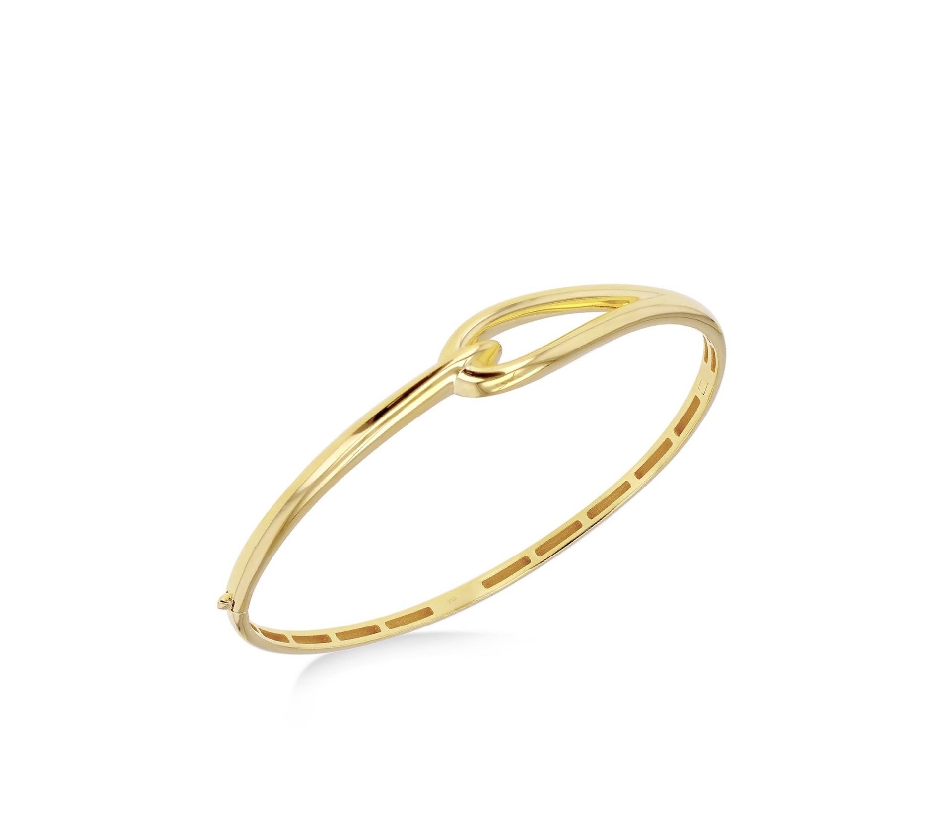 HOOK KNOT OVAL BANGLE