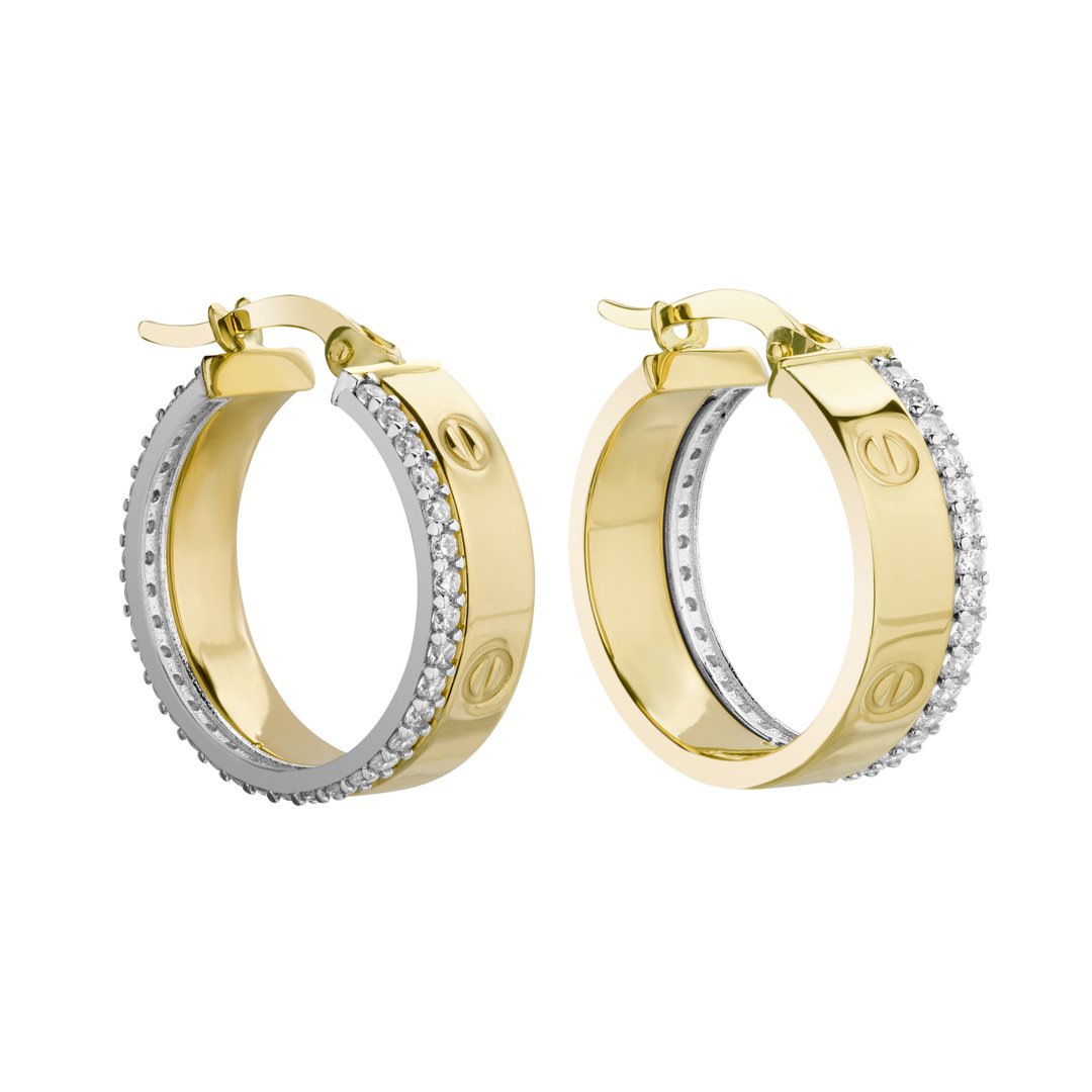 Delux Hoop With Stones
