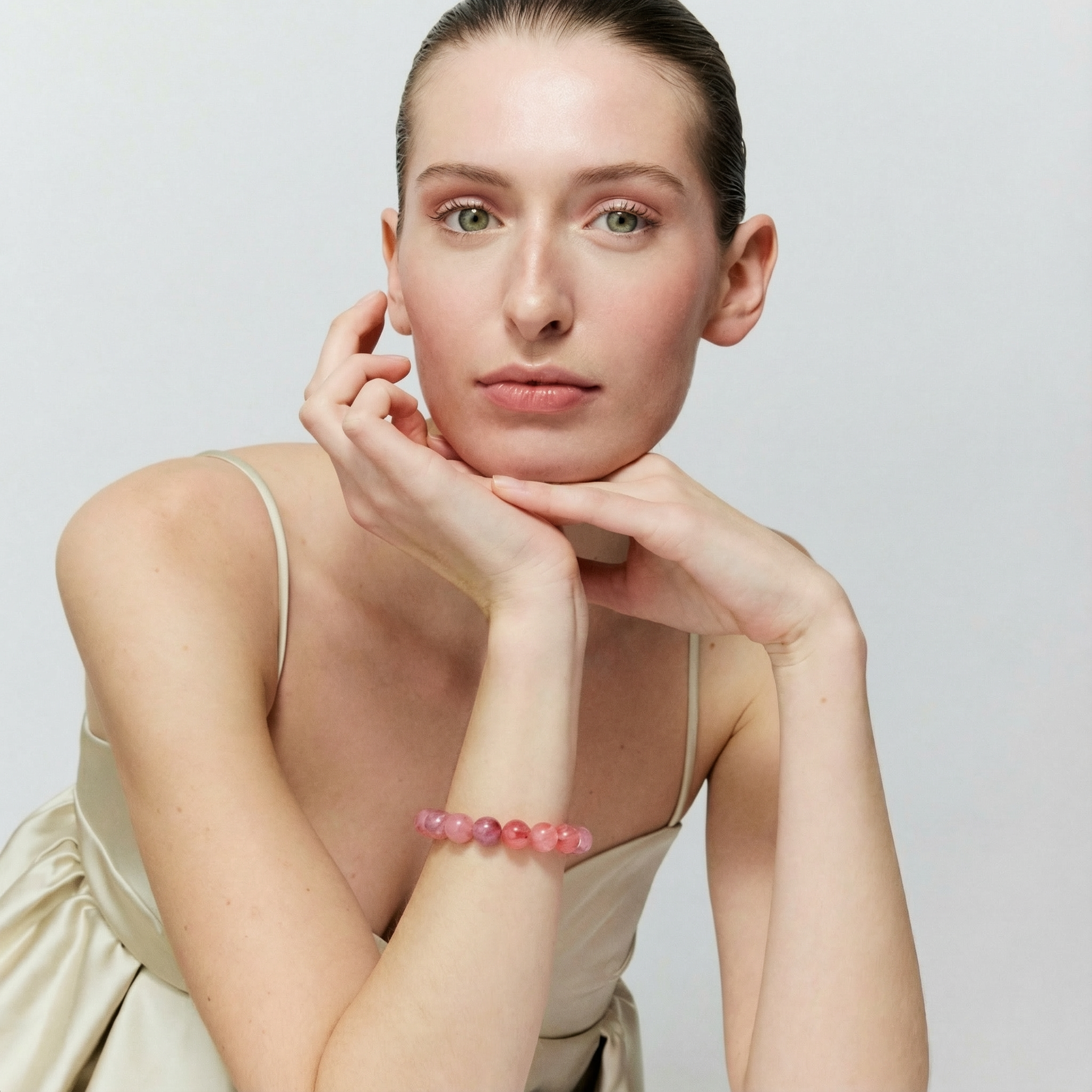 VB2600CPM Armband Mini Beads Flex Bracelet crystal pink marble (1).png