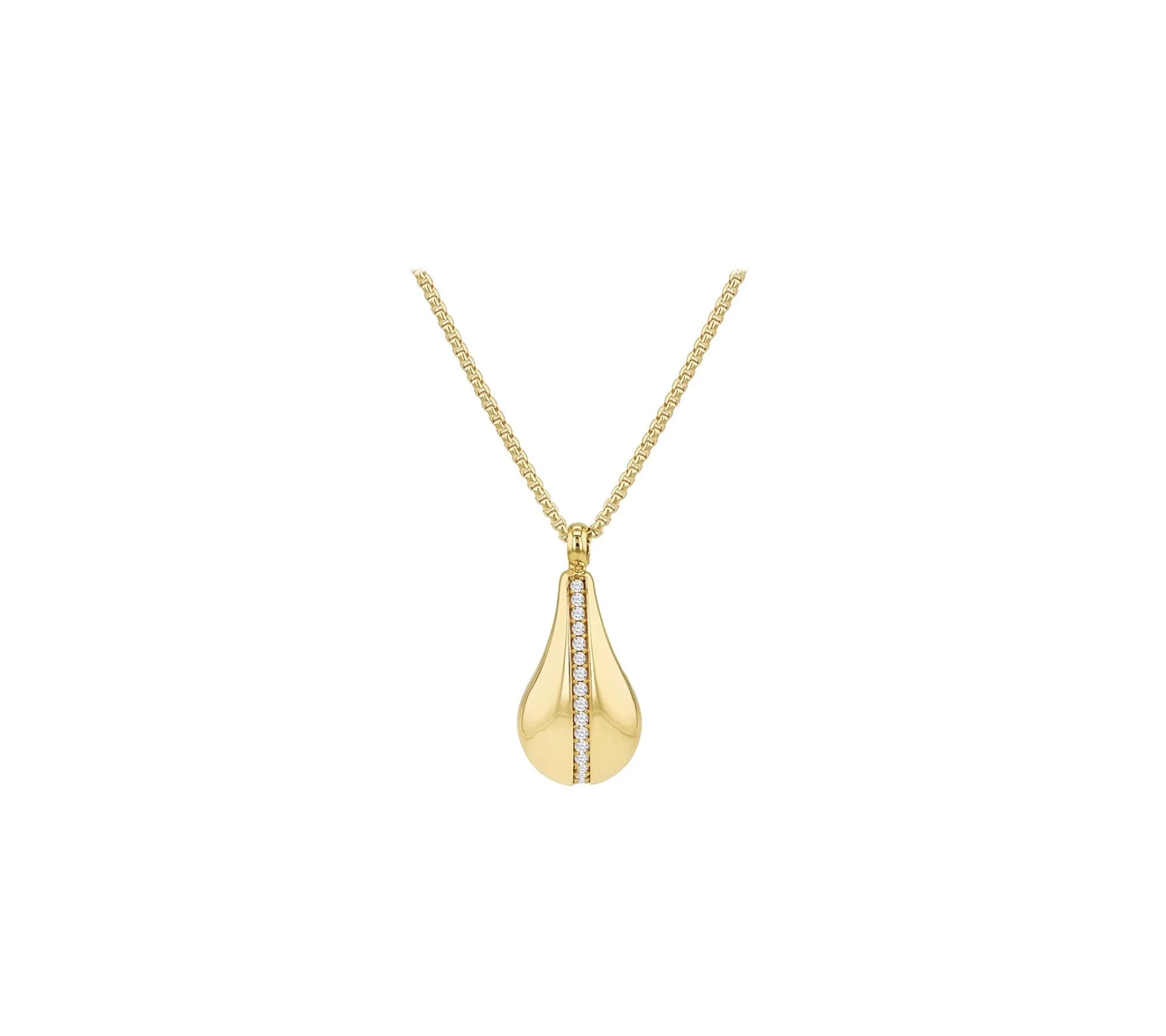 9ct Teardrop with Stones