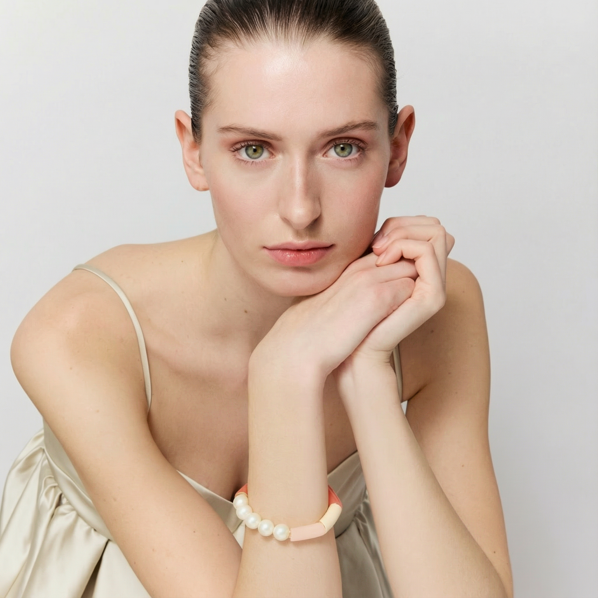 VB2506WML Armband Flex Bracelet with Pearl watermelon marble - latte (1).png