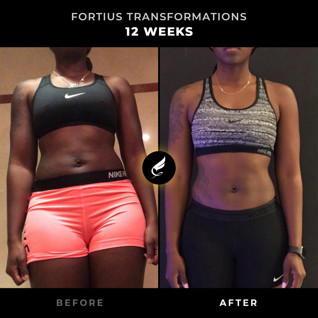 Keontae's remarkable body transformation achieved with the guidance of head personal trainer Milos at Fortius Dubai.