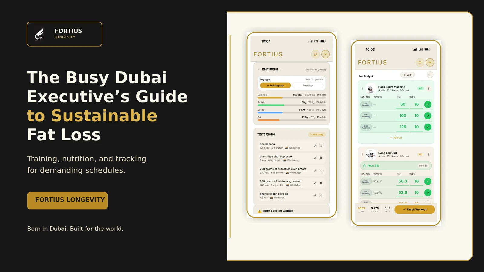 The Busy Dubai Executive’s Guide to Rapid, Sustainable Fat Loss