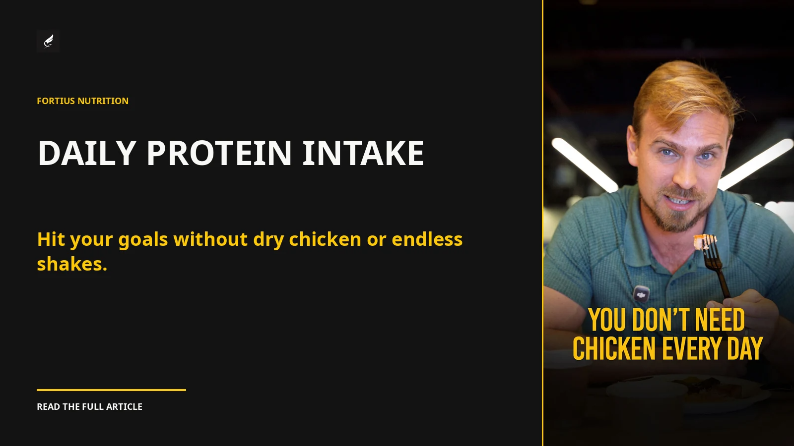 Daily Protein Intake: How to Hit Your Goals Without Dry Chicken or Endless Shakes