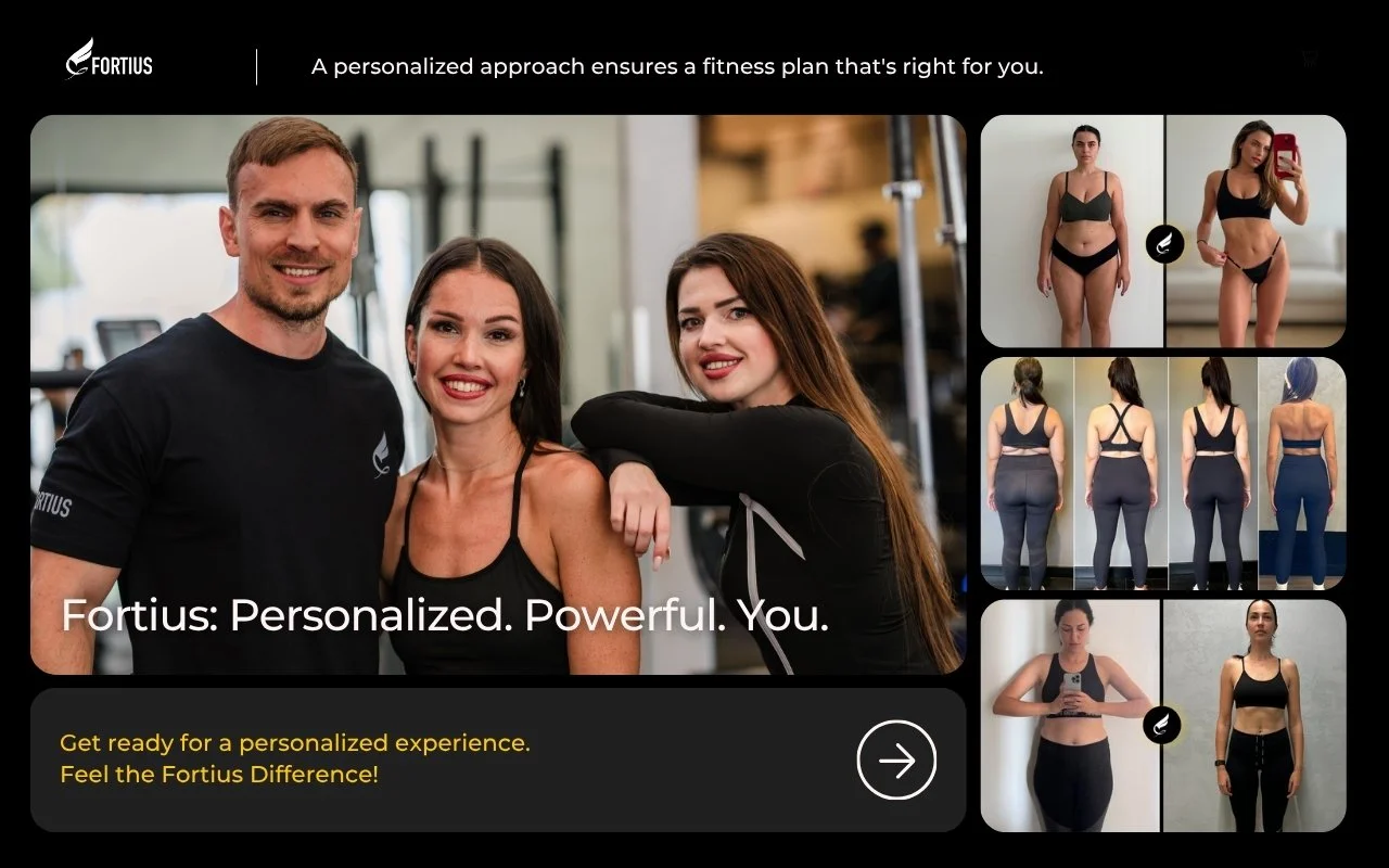 Fortius Dubai PErsonal Trainers and Clients Before and After Pictures