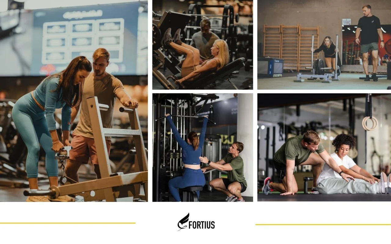 Milos Tanasic coaching clients at Dubai gyms, demonstrating expert personal training