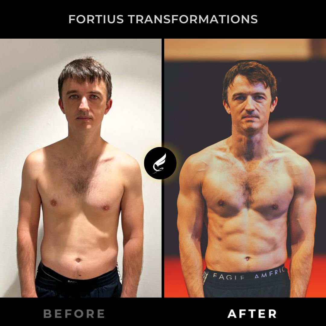 Dubai fitness transformation: Nick's 12-week journey with Fortius personal trainers.