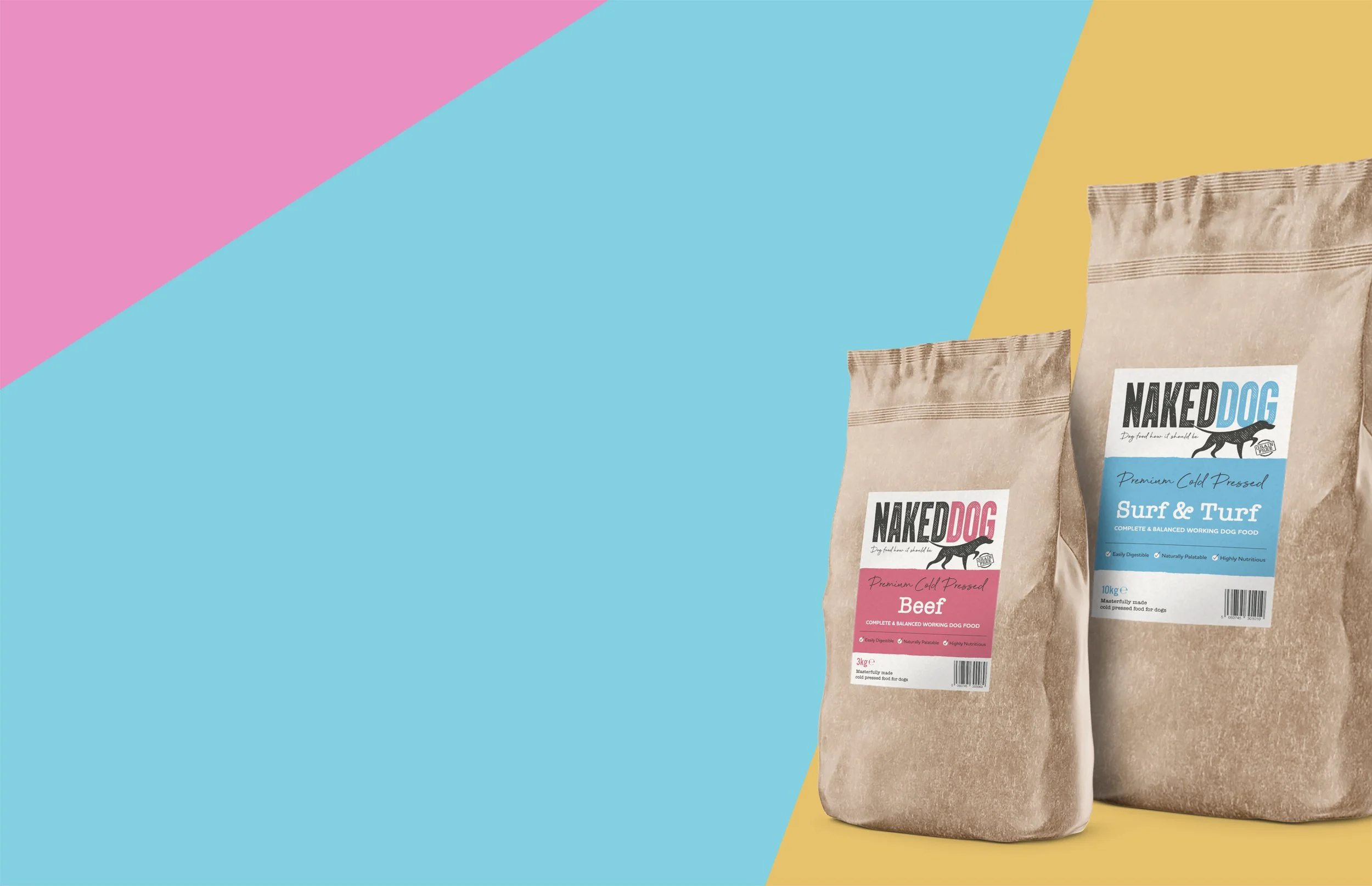 Cold Pressed food for dogs — Naked Dog Raw dog food