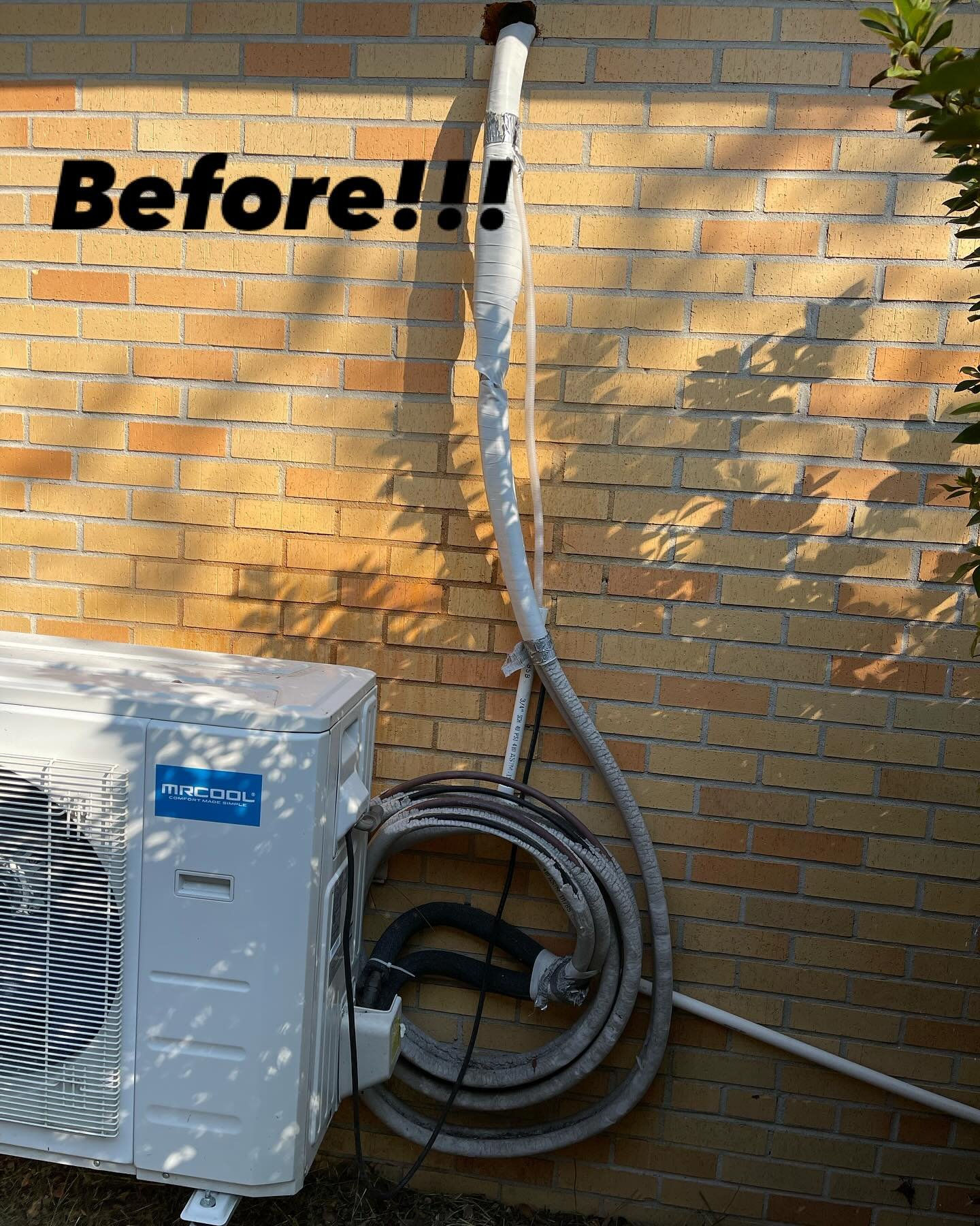AC is blowing cold in workshop once more!!! #airconditioning #cooling #workshop