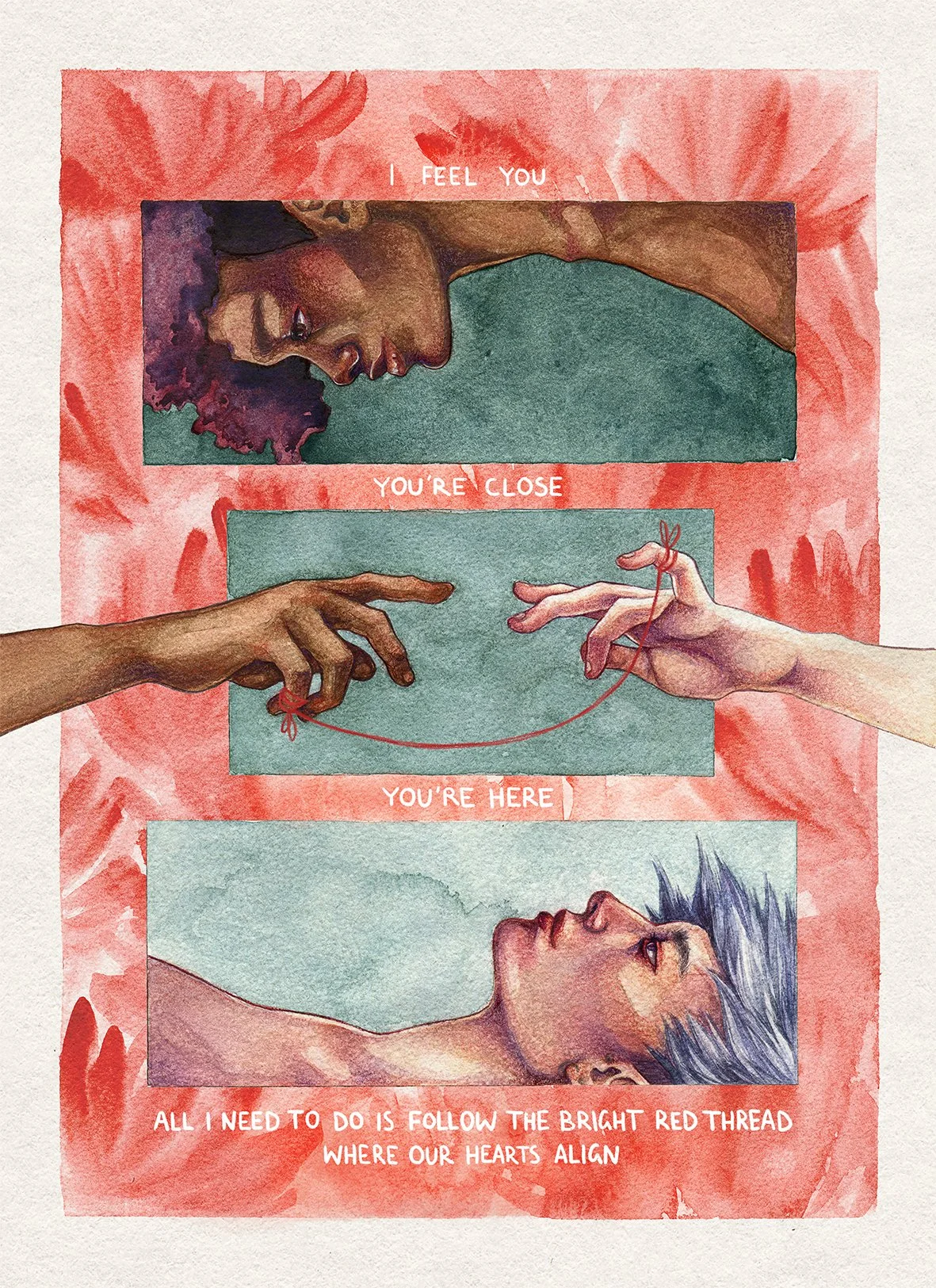  Connections - Water colours 