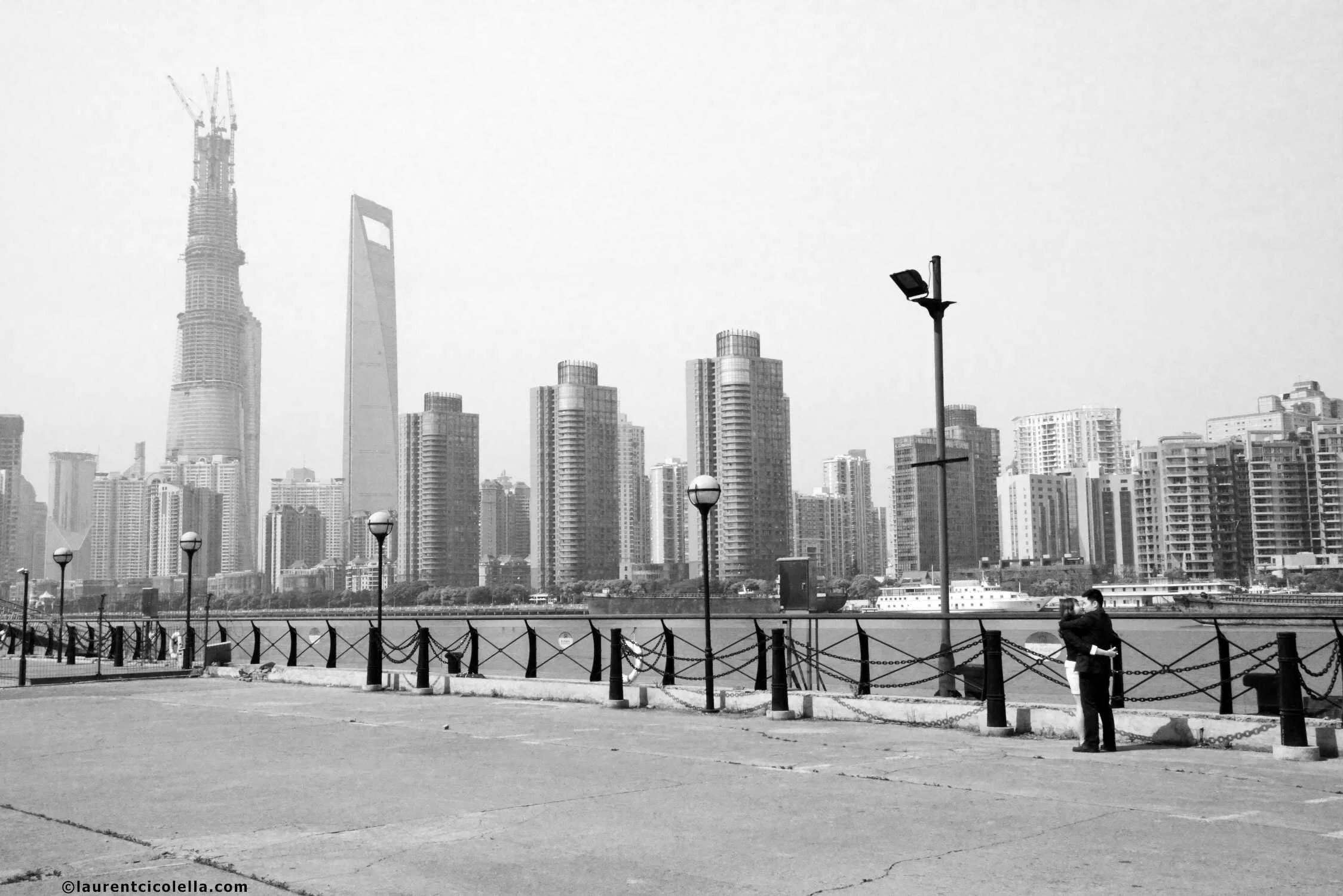 Rivière Huang Pu, Shanghai, Chine - 2013