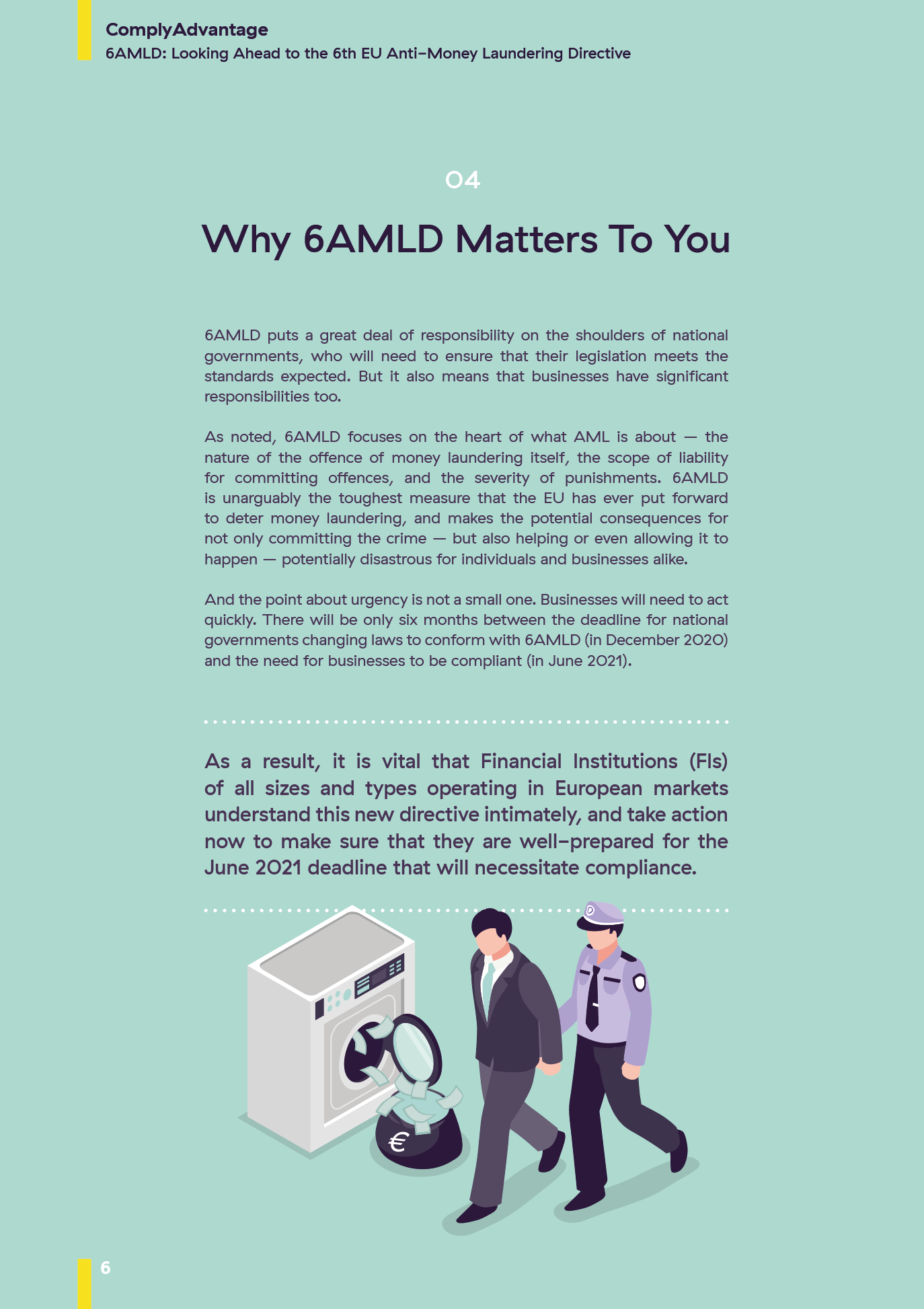 6amld Report Design For Complyadvantage Deliciously Creative