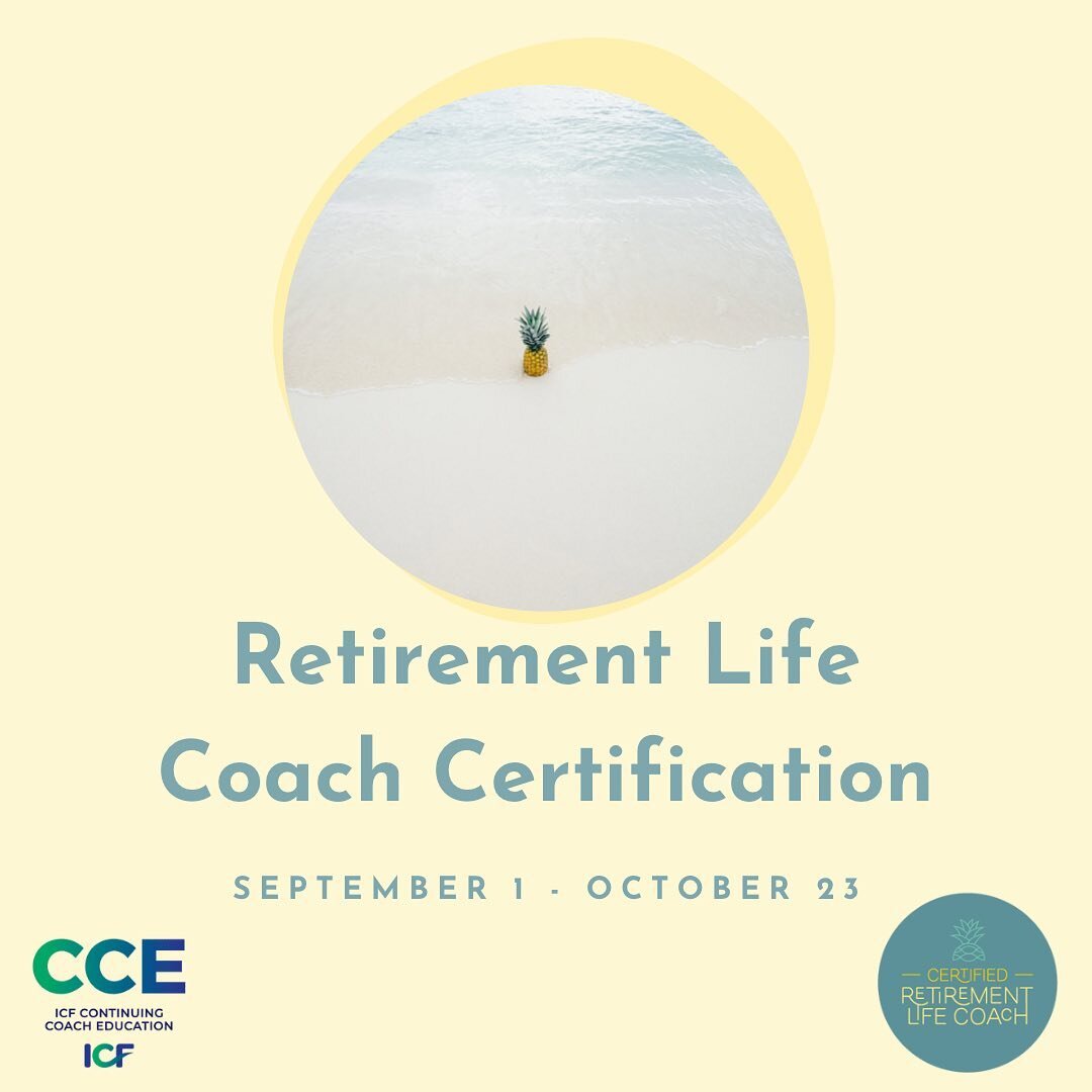 Join us in September for the Retirement Life Coach Certification. Based in research on retirement adjustment and wellbeing, this certification is designed to provide you with specalised knowledge, empowering you to provide targeted support for client