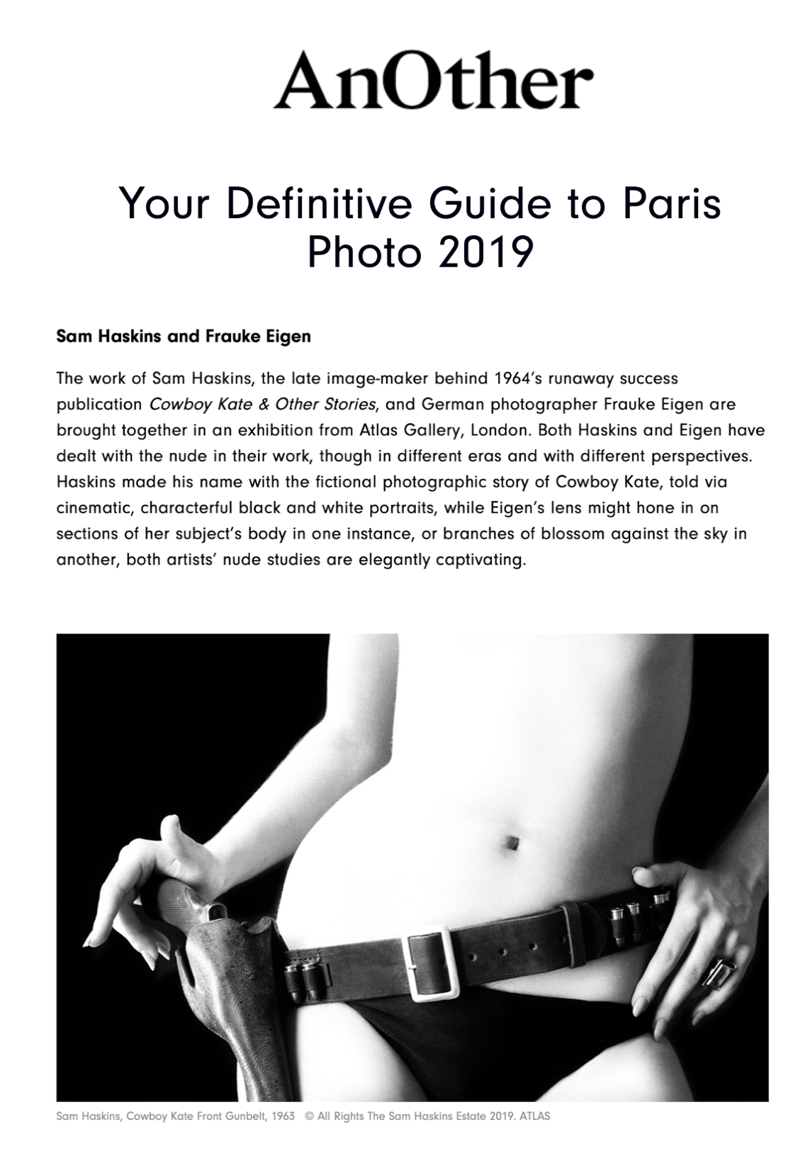 Your Definitive Guide to Paris&nbsp;Photo 2019AnOther - November 5th 2019