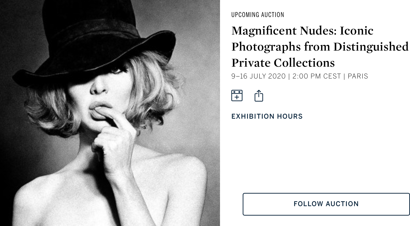 Available to purchase: Iconic vintage Sam Haskins prints at SothebysSotheby’s - Bidding from 9th July 2020