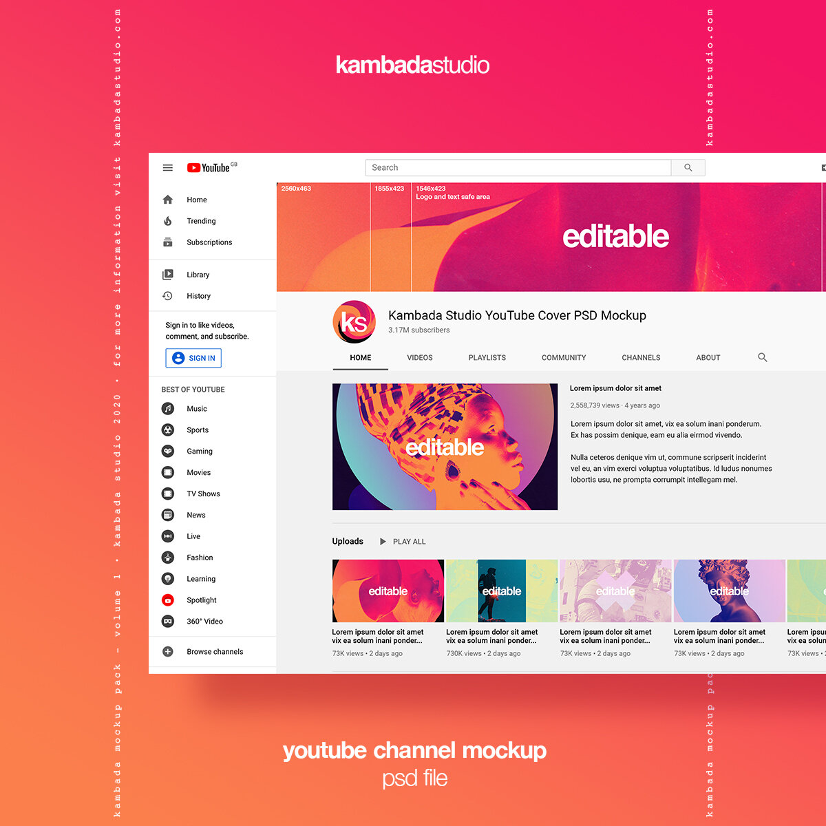 TikTok Profile - PSD Mockup — Kambada Studio