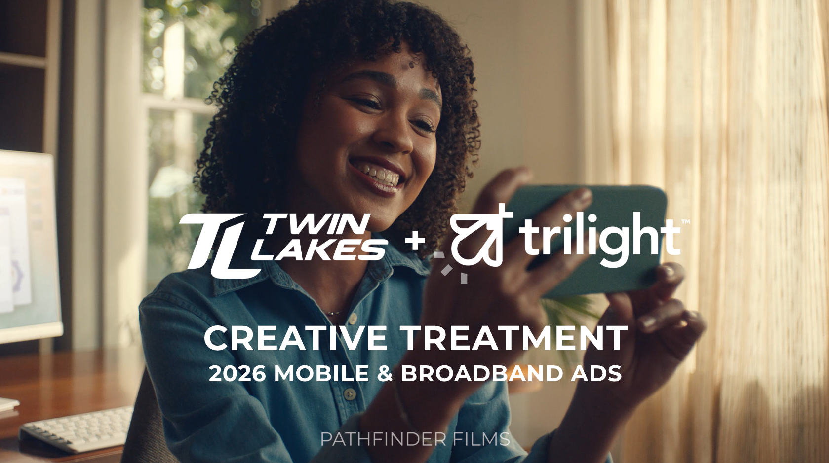 Directors treatment cover page for Twin Lakes commercials directed by Leif Ramsey and produced by Pathfinder Films.