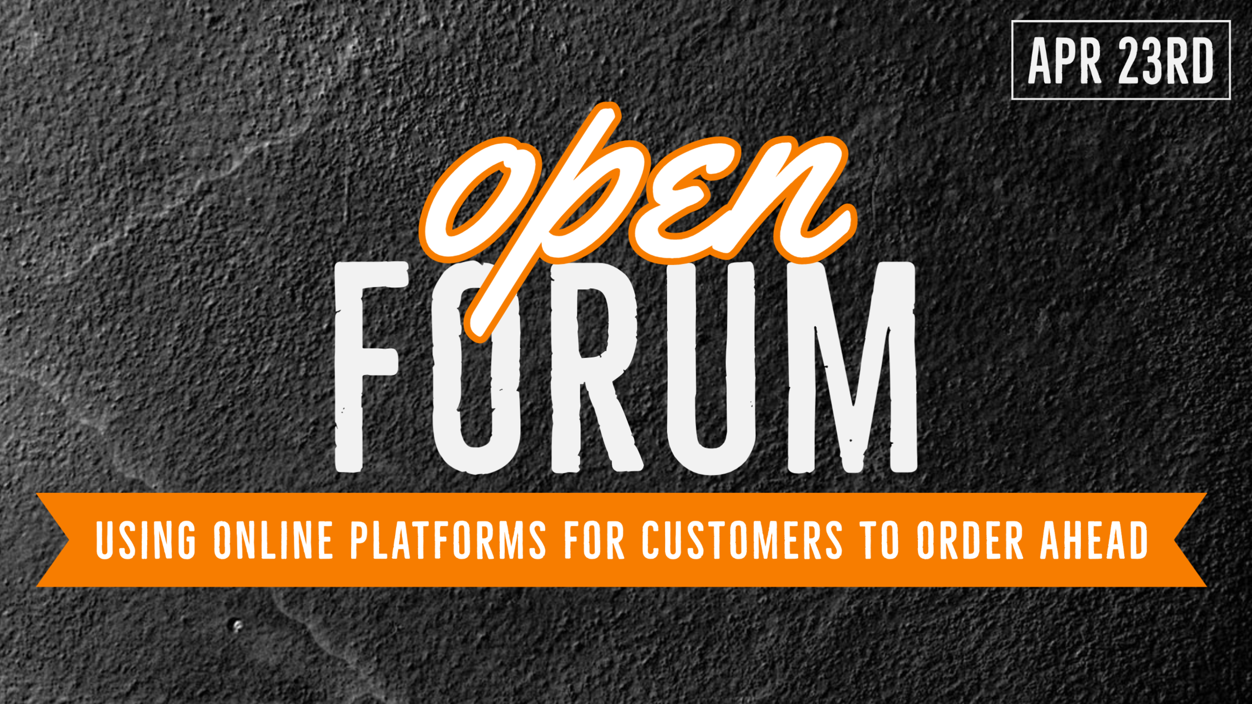 Open Forums — Farmers Market Federation of New York