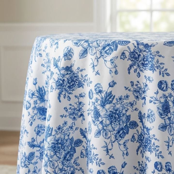 Blue French Toile