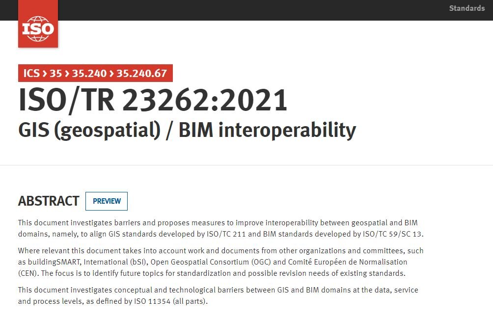 Ny ISO-standard om informasjonsutveksling mellom GIS og BIM