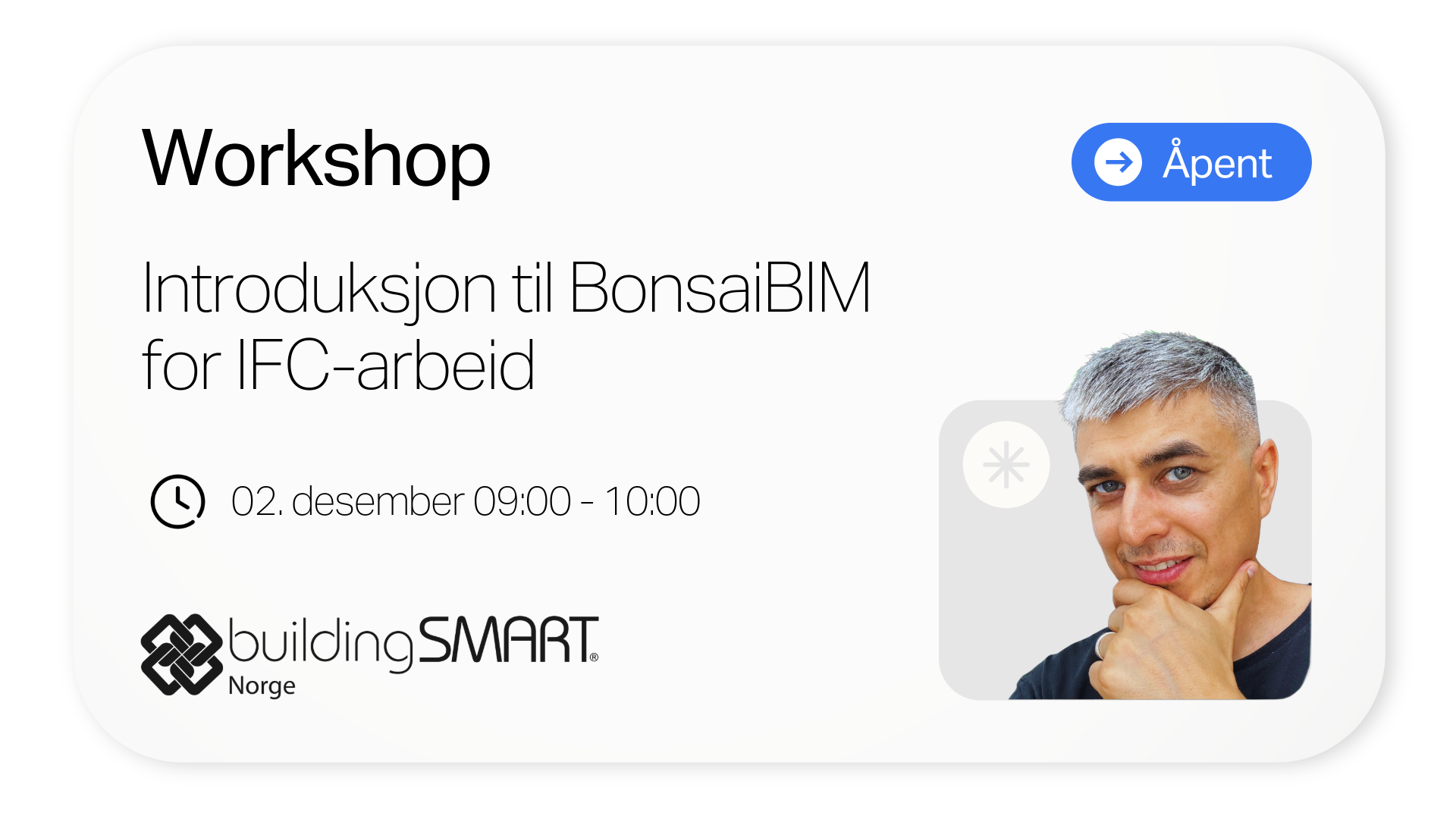 Workshop - Introduksjon til BonsaiBIM for IFC-arbeid