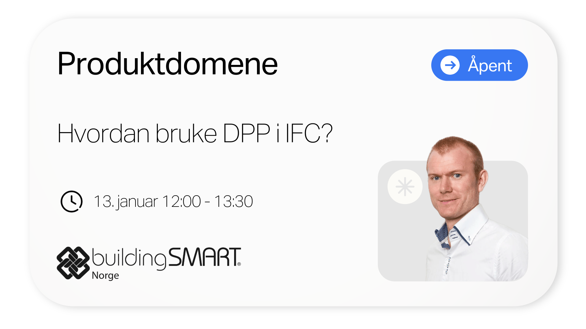 Produktdomene: Hvordan bruke DPP i IFC?
