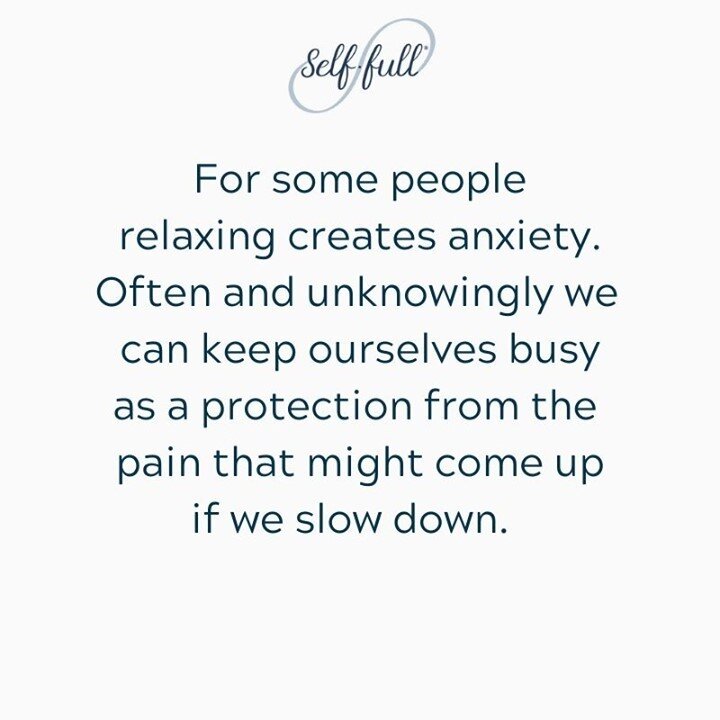 This is so true. When you busy people out there go on a vacation you might feel depression or anxiety pop up. Work, caring for children, and staying busy in any way we can is a protection mode used to avoid stillness.⠀⠀⠀⠀⠀⠀⠀⠀⠀
Nothing to judge just s