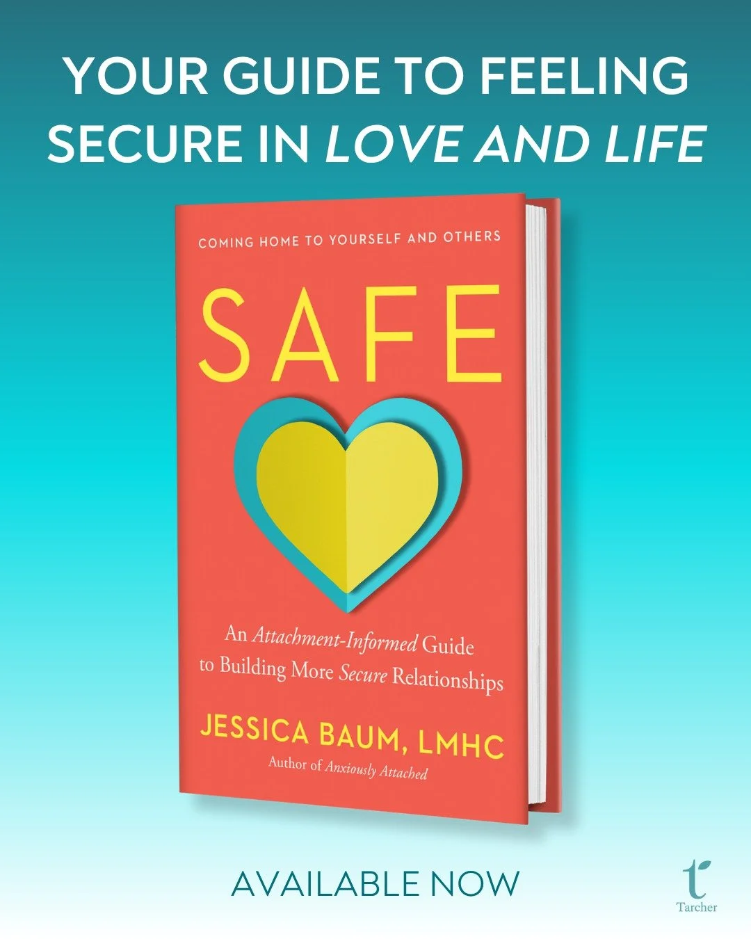 SAFE, your guide to feeling secure in love and life, is officially out in the world. If Anxiously Attached helped you understand your patterns, SAFE will help you transform them.
SAFE helps to:
🧡 Unpack the science behind how anchoring relationshi
