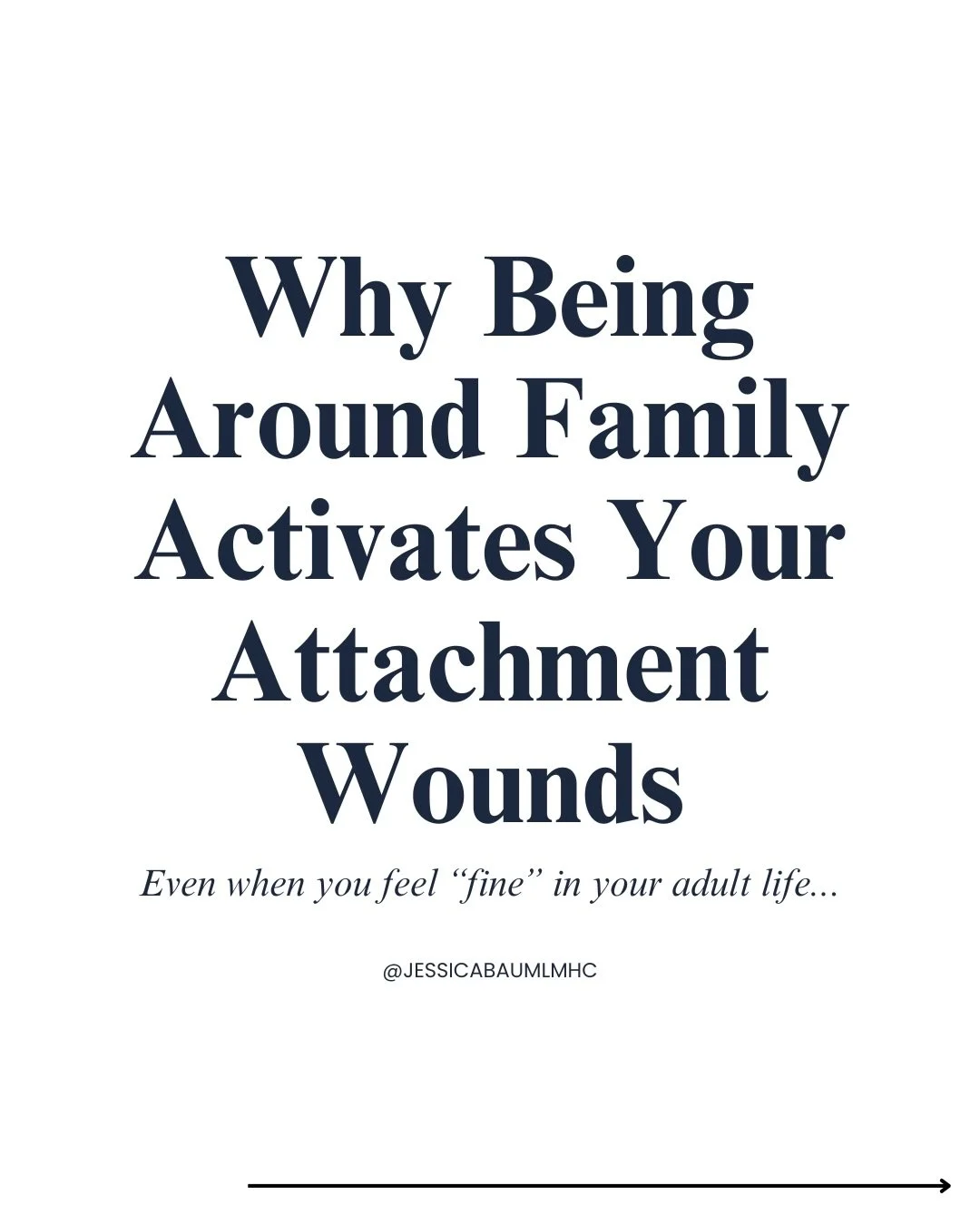 You&rsquo;re already likely feeling some of this, especially if you needed to travel home for the holidays. But, being around family can activate your nervous system more than almost anything else. 

Why? Because your attachment system was built in t