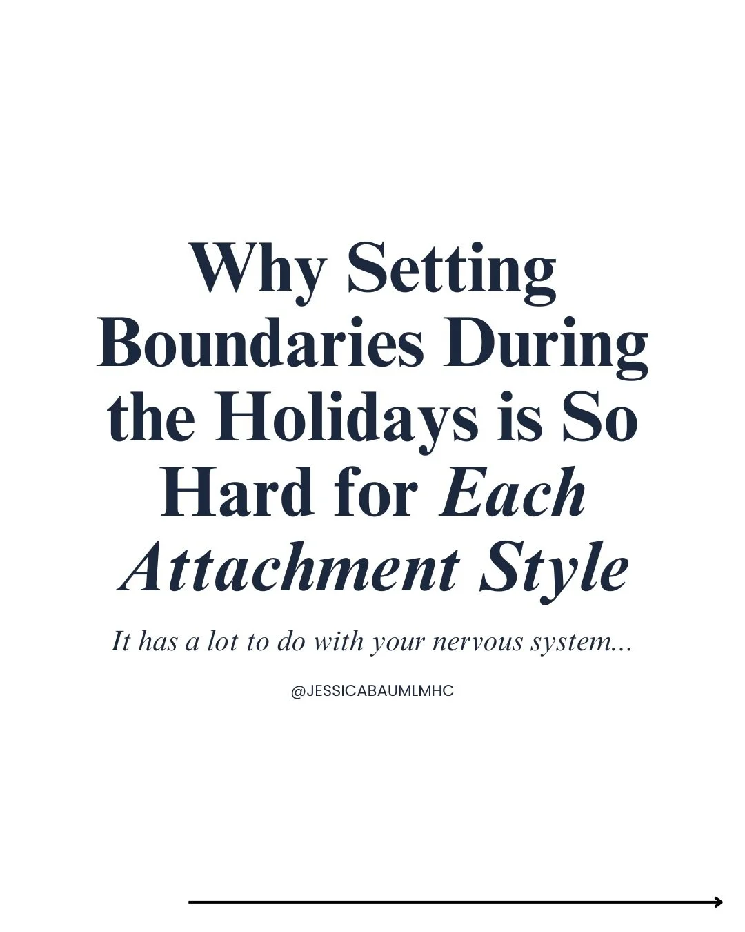 Setting boundaries with family is hard for most people, especially during the holidays. Your nervous system remembers everything that the holidays once held and what your family naturally brings up within you. 

Family gatherings, old environments, f