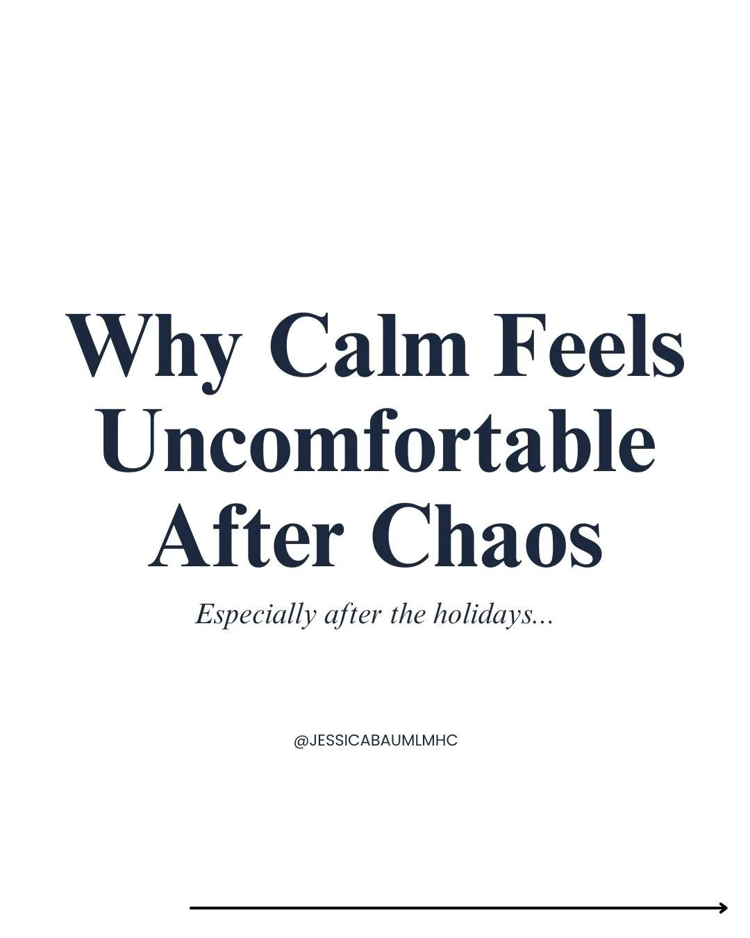 Does today feel strange? It's suddenly too quiet, slow, or even lonely? This might be why...

After weeks of emotional highs, family dynamics, and sensory overload, your nervous system has been running on overdrive. When the stimulation suddenly stop