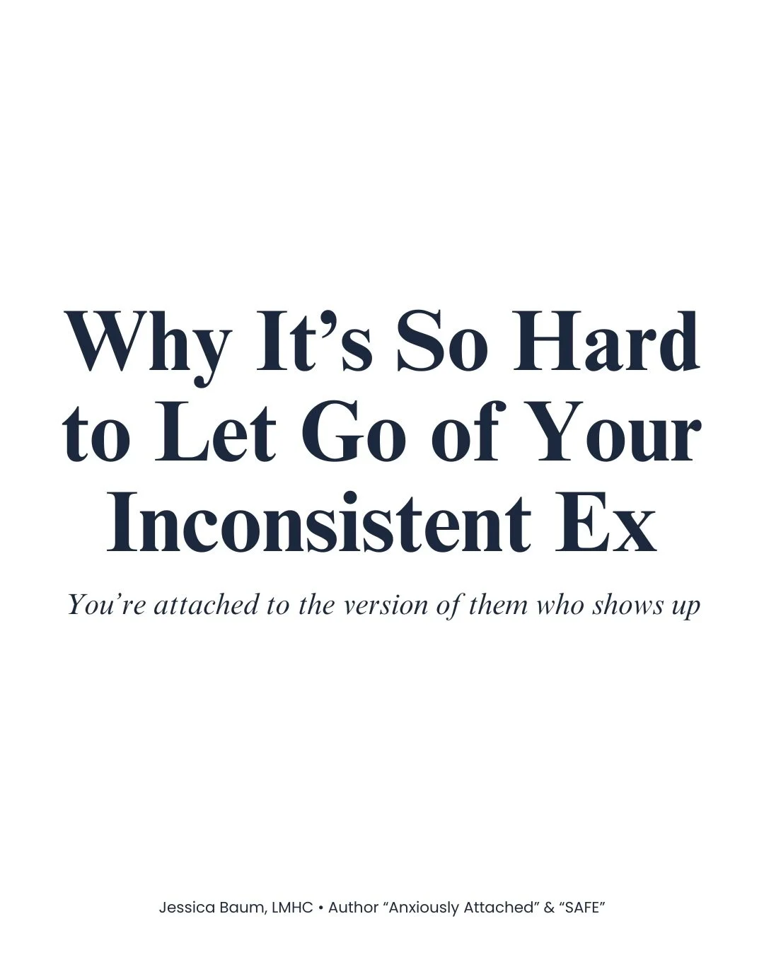 Struggling to let go of that inconsistent partner (even though you know you deserve and want better)? This might be more biological than you think.

The brain is especially sensitive to intermittent reinforcement, which is when connection (or reward)