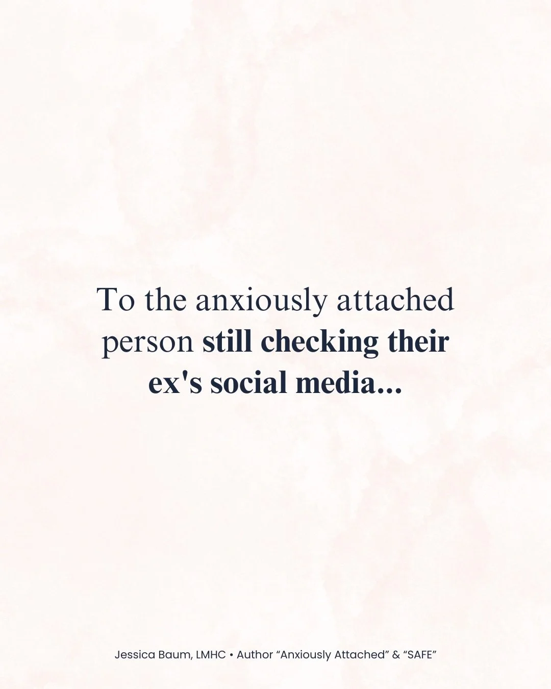 This is for all of you that are still out there checking your ex&rsquo;s social media weeks or months after the breakup&hellip; 

You might tell yourself it&rsquo;s harmless and based solely on curiosity, but if you&rsquo;re being really honest with 