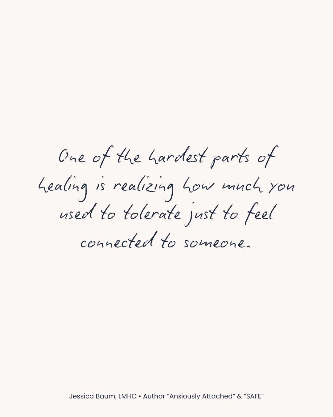 Your nervous system was doing exactly what it was supposed to. Your brain learned a long time ago to prioritize keeping a relationship over questioning it, especially when it felt uncertain.

You didn't ask, "Does this relationship feel good for