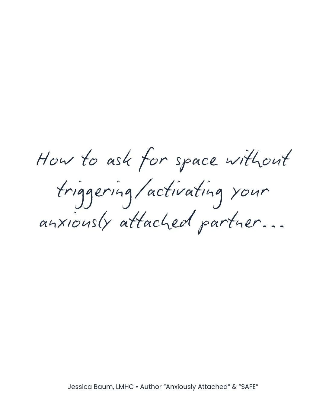You need space to regulate, but your partner panics when you pull away, because you have two different nervous systems trying to get their needs met. It makes sense.

Maybe you need time to process before you can engage in a hard conversation or conf