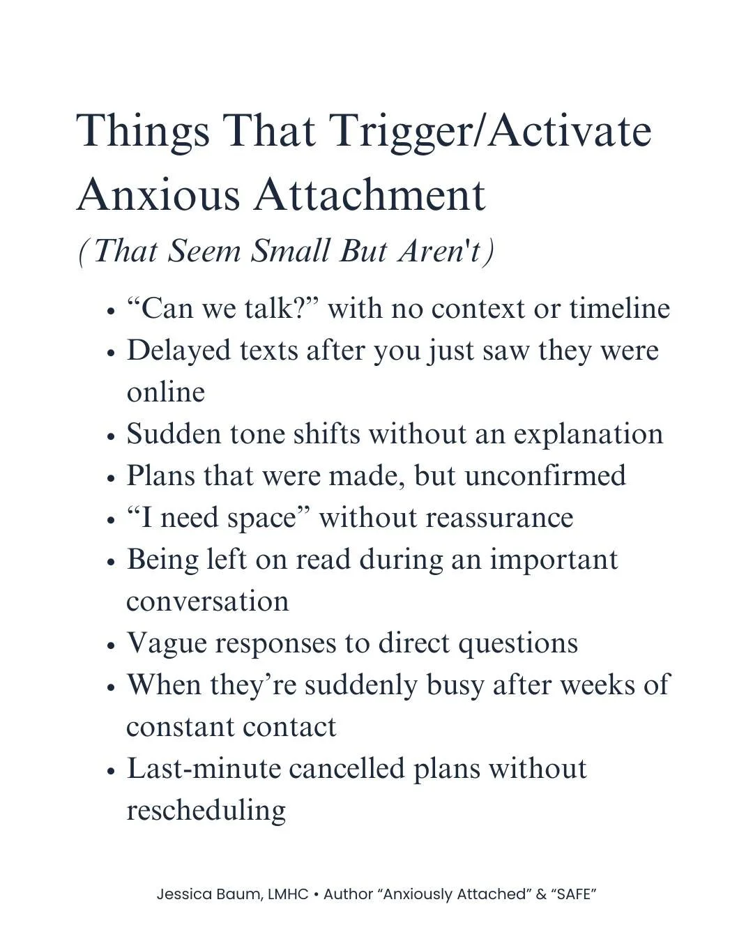 If you're anxiously attached, you're no stranger to hearing, "you're just reading too much into things," or even, "you're overreacting," when these situations come up.

But the truth is, these aren't small things to your nervous s