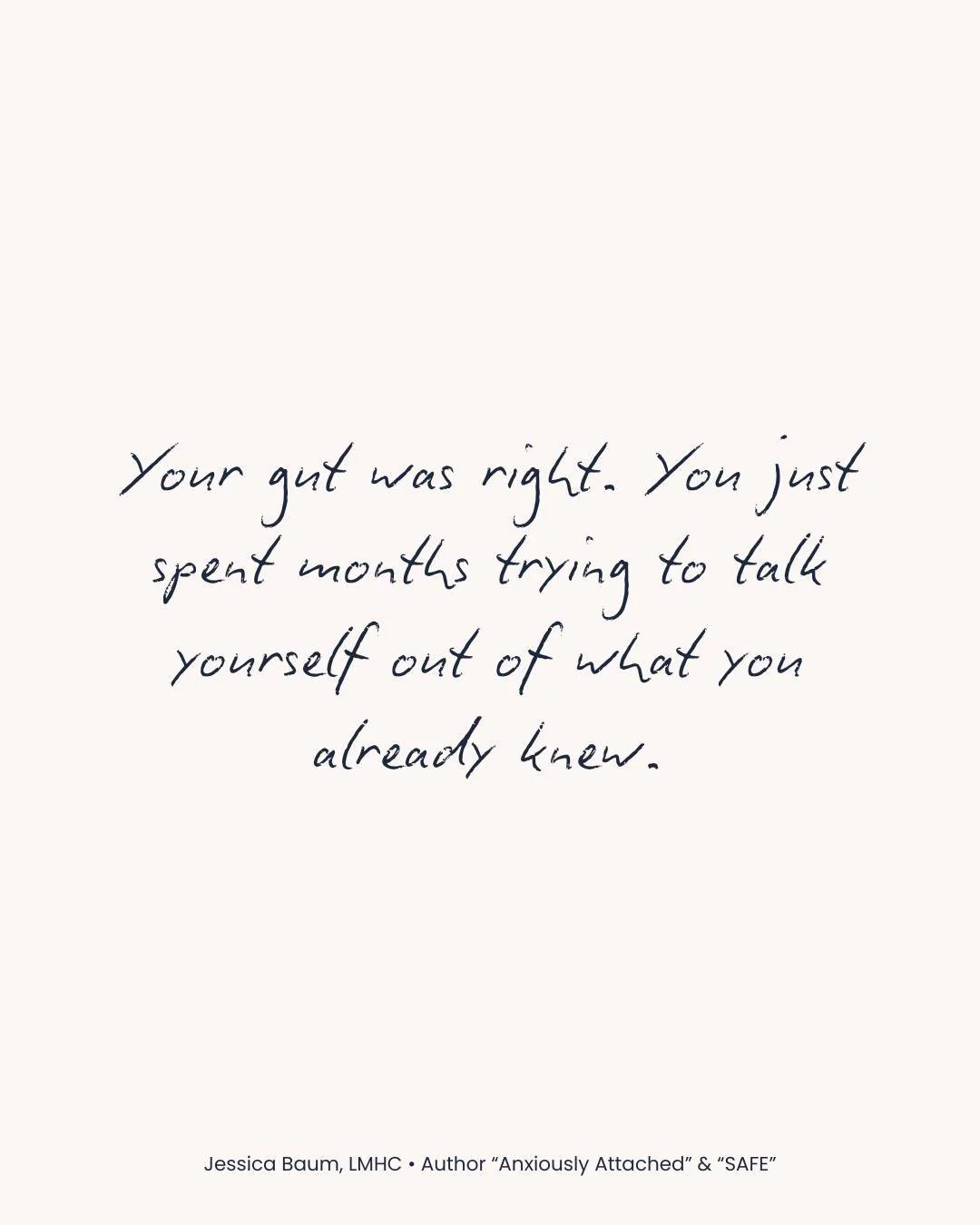 Your body knew before your mind was ready to accept it. You know the feeling...

You felt tightness in your chest every time they started to shut you out. You felt the pit in your stomach when their tone suddenly shifted. And your nervous system got 