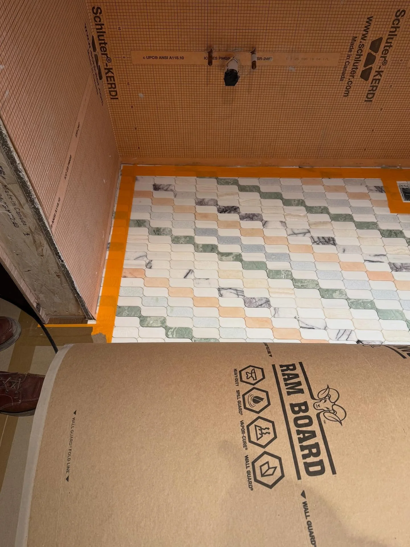 The most beautiful tiles going in at our East Hampton project, all selected by @kellyrosendesign