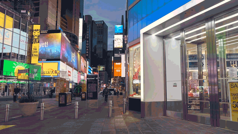 Times Square Hyperlapse