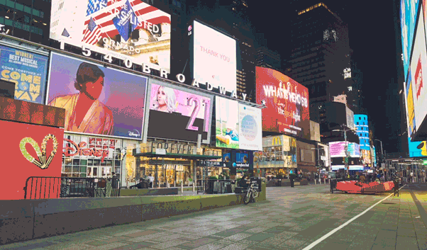 Times Square Hyperlapse