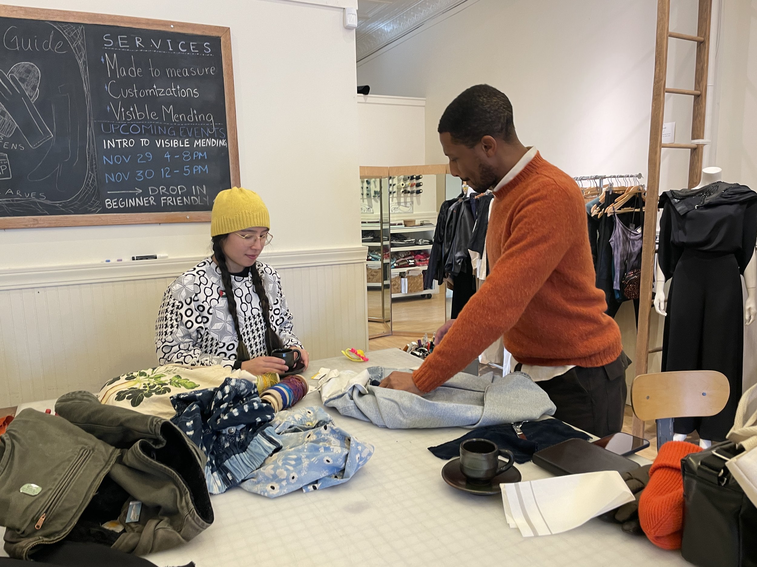 Mending Workshop Led by LucyDreamsOf