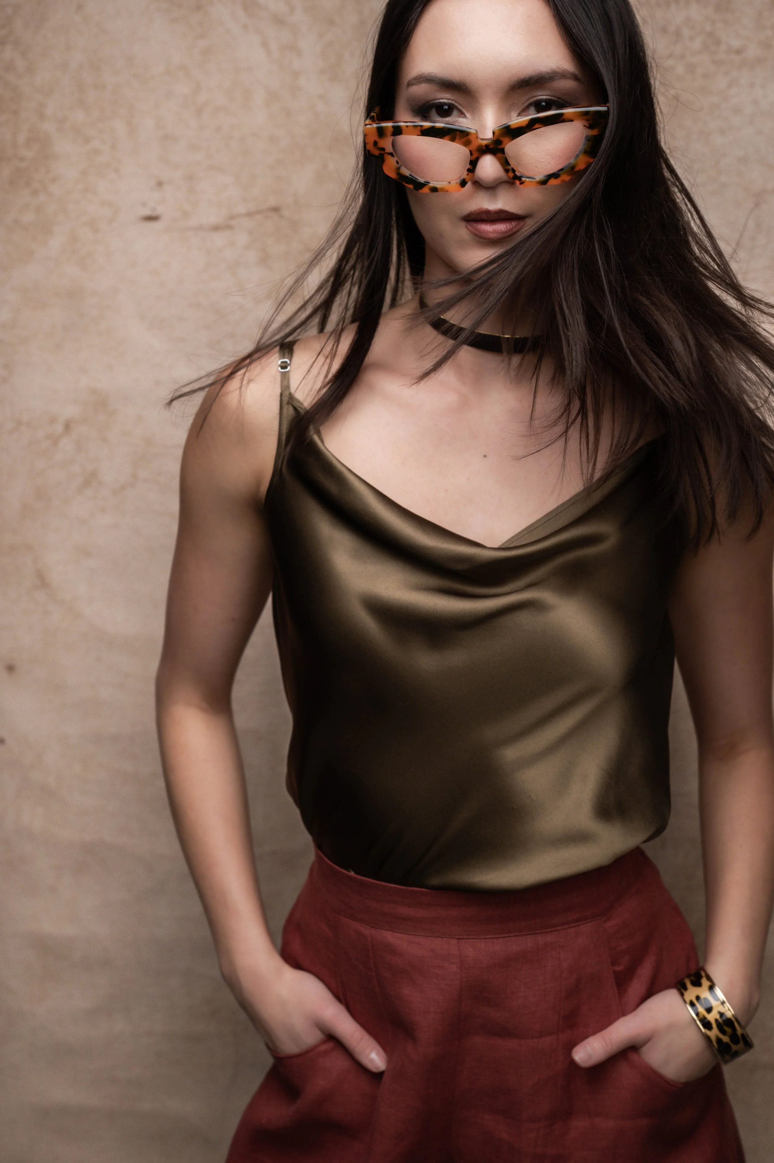 Silk Cowl Tank
