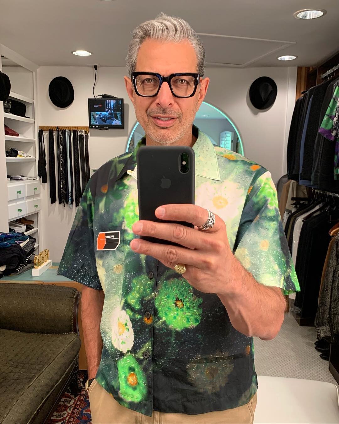 Prada Flames Shirt - Jeff Goldblum