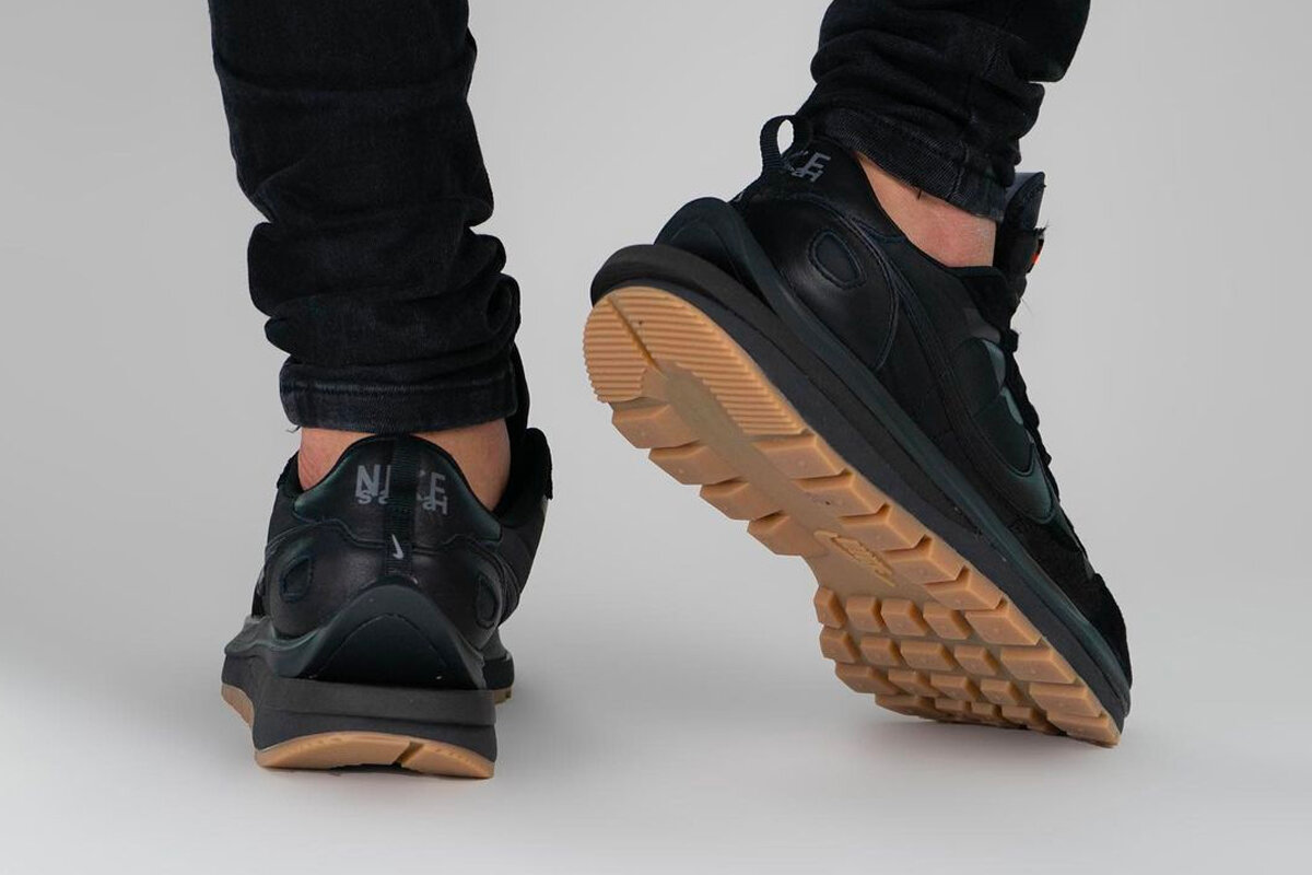 Nike x Sacai go back-to-basics with a new Black/Gum Vaporwaffle