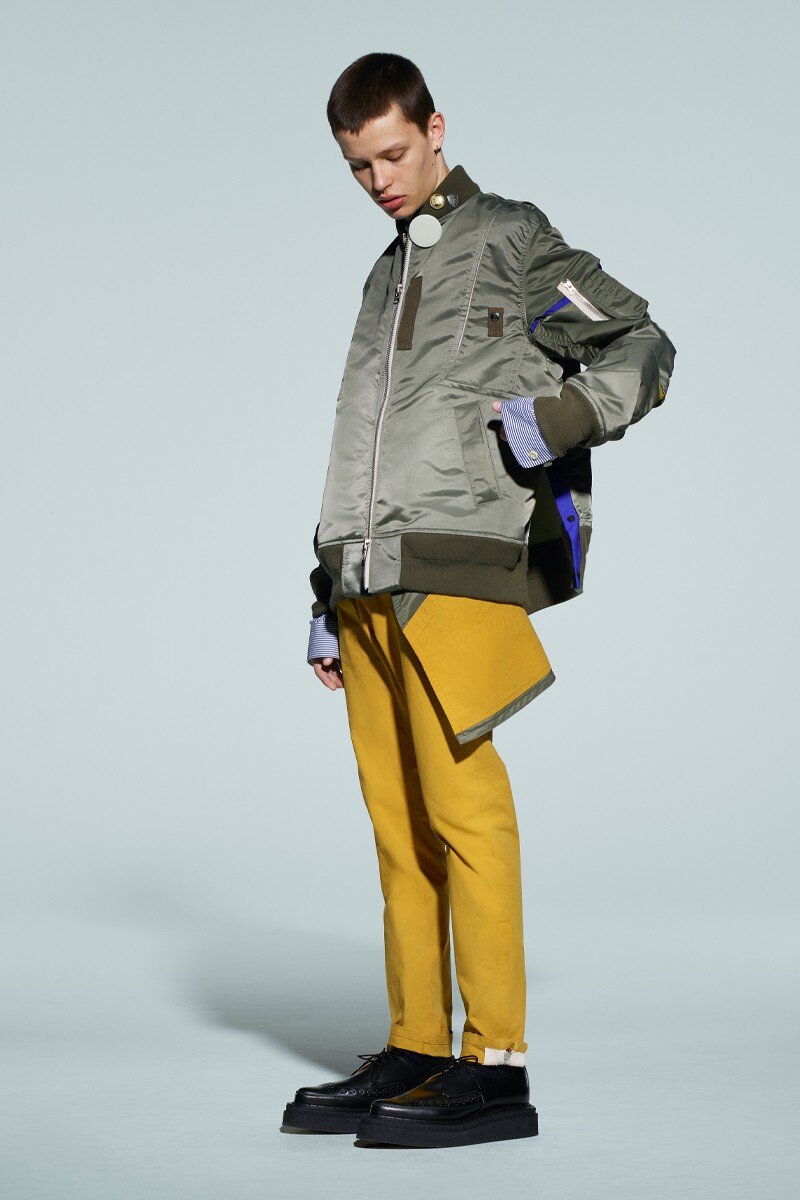 Sacai goes Artsy in its FW21 collection in collaboration with KAWS